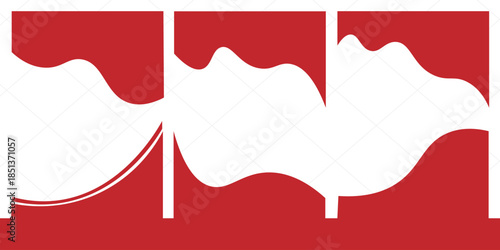 Collection of dividers shape templates. Modern separator header for website and app. Curve lines, wave collection of abstract design element for top and bottom page web site eps10.