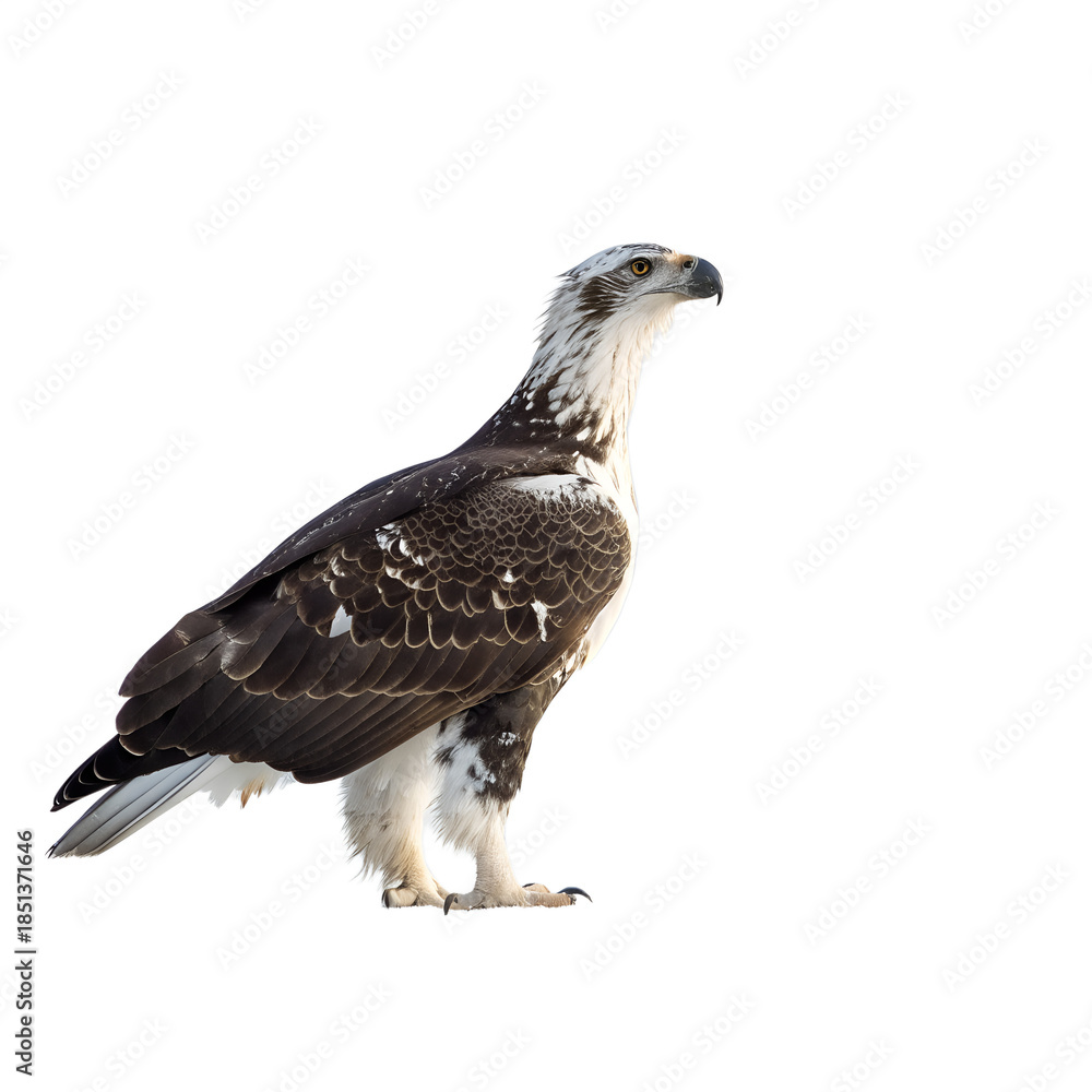 Fototapeta premium Majestic Eagle Against a Dark Background