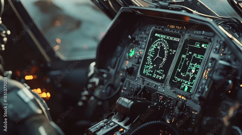 custom made wallpaper toronto digitalMilitary pilot focuses on flight controls and displays in fighter jet cockpit while preparing for takeoff during a clear morning