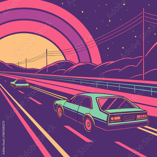 Retro Astral Highway 1