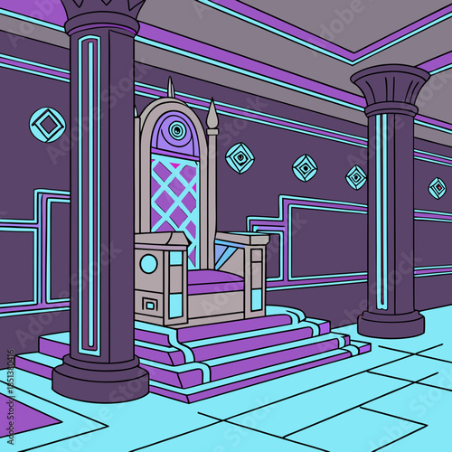 Neon Reactor Throne Room 1