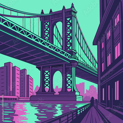 Retro Byte City Bridge 1