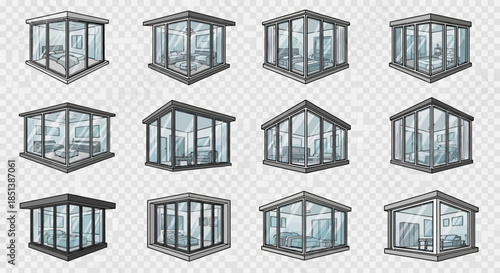 Collection of Modern Glass House Designs.