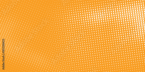 Orange Halftone Pattern Background with Subtle Gradient Effect.