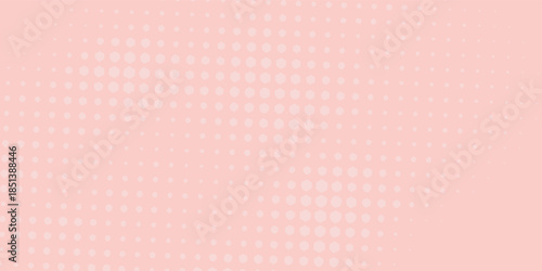 Abstract pixelated pattern with soft pink and peach tones.
