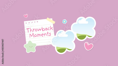 Pink Cute Playful Birthday wishing card