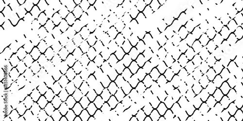 Mesh texture for fishing nets. Grunge pattern for sportswear or soccer goal, volleyball net, basketball hoop, hockey, athletics. Mesh background. Vector
