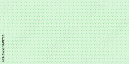 Basic halftone dot effect in green white.