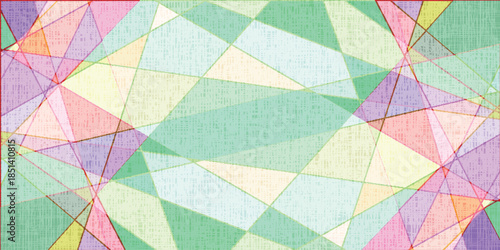 パステル　幾何学　和柄　模様　背景