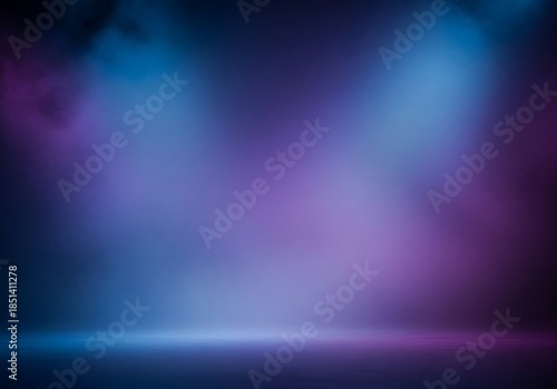 Abstract Background with Dynamic Light and Mystical Fog Composition