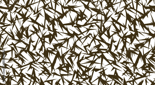 A chaotic net vector design features sharp, jagged shapes in a repeating pattern against a white backdrop, creating a modern and dynamic visual texture.