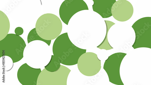 Green Circles Background