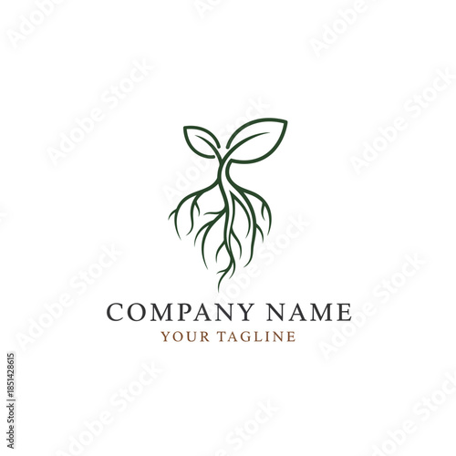  flower logo design for wellness company