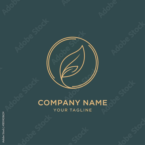 vector illustration of a wellness logo company