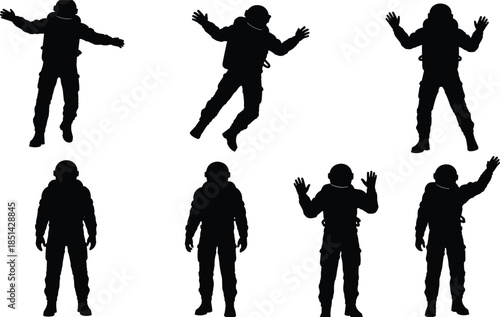 Feline walking cycle silhouettes, panther motion sequence, animal biomechanics study, animation reference, quadruped gait analysis, wildlife stride poses, design grid layout