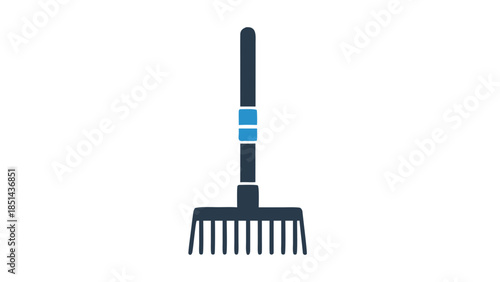 Modern Broom Icon Vector - Cleaning Tool Illustration