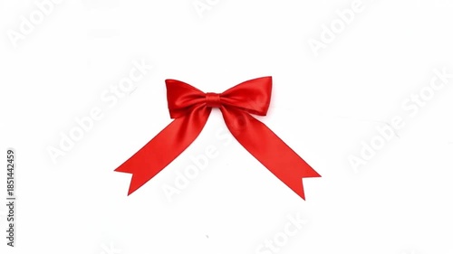 red ribbon bow