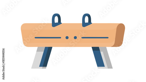 Pommel Horse Gymnastics Equipment Icon