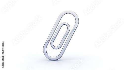 paper clip isolated on white