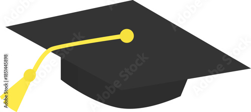 Black graduation cap