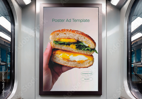 Metro Poster Frame Mockup