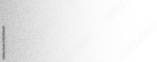 Halftone dots pattern. Abstract dotted gradient, black and white background for design concepts.