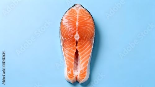 raw salmon fillet