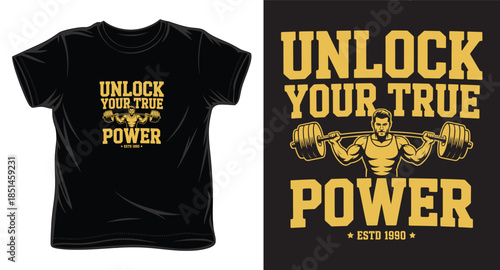 unlock your true graphic victor art t-shirt design print template