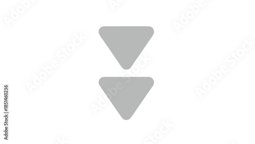 Two Downward Pointing Arrows Icon