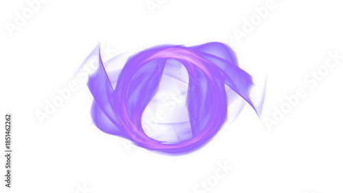 Tableau sur toile Purple magic fire flame circle swirl effect