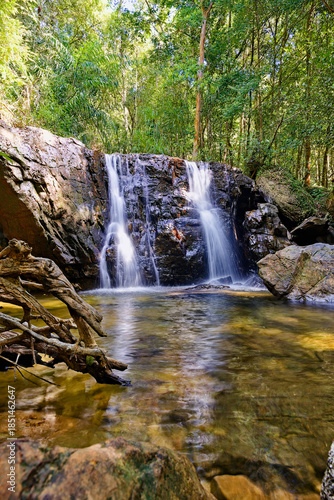 Small waterfall in the Phu Quoc jungle