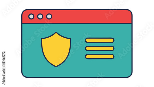 Website Security Shield Icon