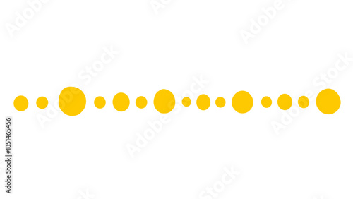 Yellow Circle Pattern Divider