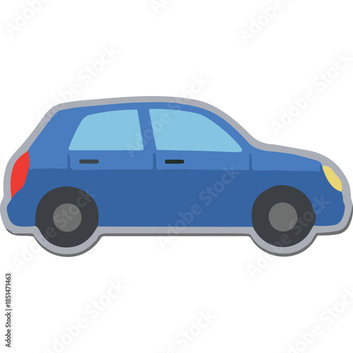 Blue Car Icon
