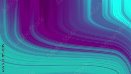 Abstract modern motion background Cyan Purple gradient glow with smooth fluid waves vibrant neon light aesthetic digital animation seamless loop for creative design projects