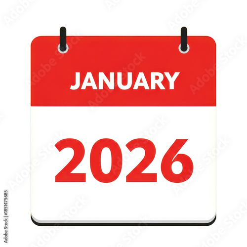 Calendar page showing january 2026