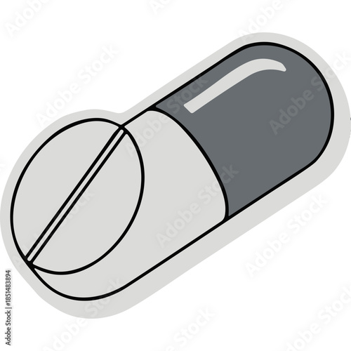 Capsule Pill Medical Icon