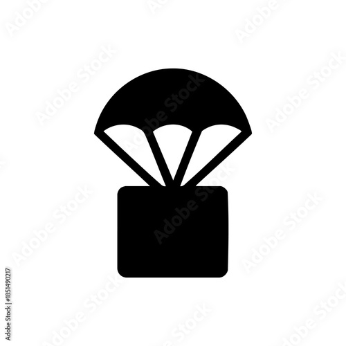 Release Airdrop Bold Icon
