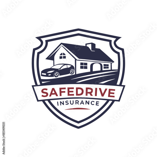 Car insurance logo design 