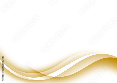 SIMPLE GOLD WAVE ABSTRACT BACKGROUND DESIGN
