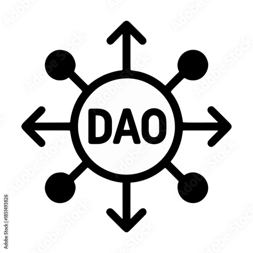 Glyph for a decentralized autonomous organization (DAO)