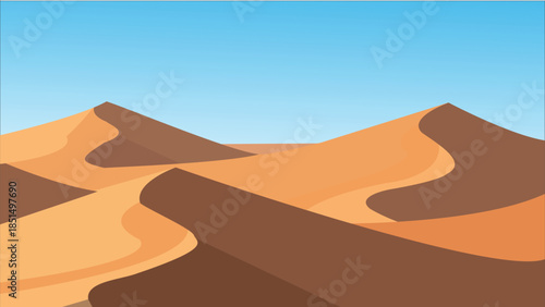 camel in the sahara desert