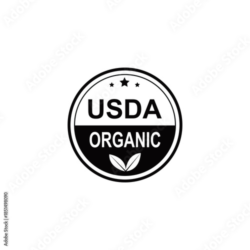 USDA BLACK VECTOR ICON