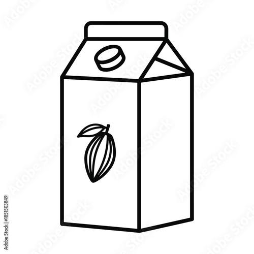 almond milk carton packaging