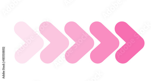 Pastel arrow icon signs