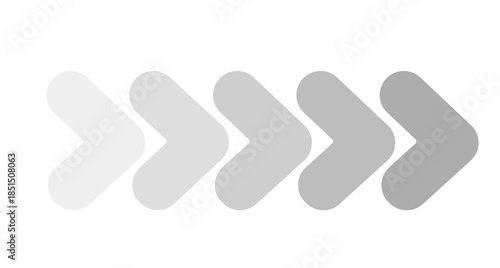 Pastel arrow icon signs