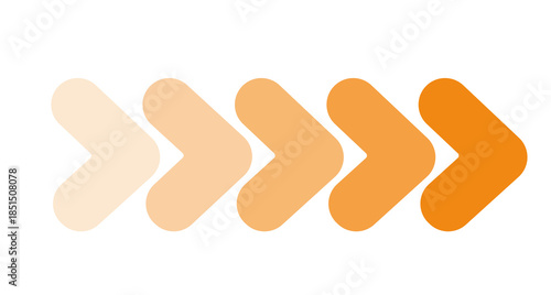 Pastel arrow icon signs