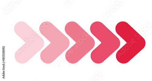 Pastel arrow icon signs