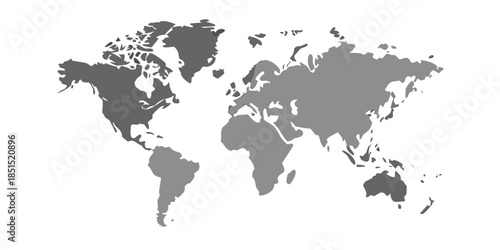 A grayscale world map highlighting north africa and southern europe regions