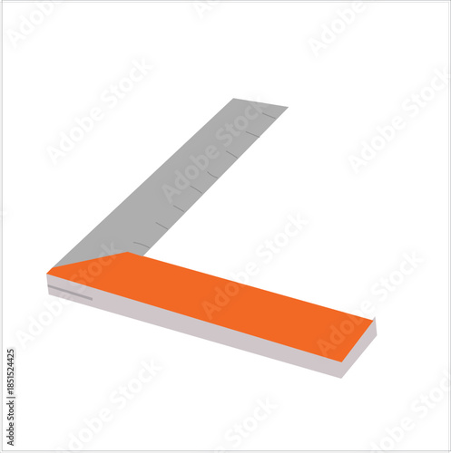Free Download Carpenter ruler icon. Trendy design icon of carpenter ruler - GFXLoad
